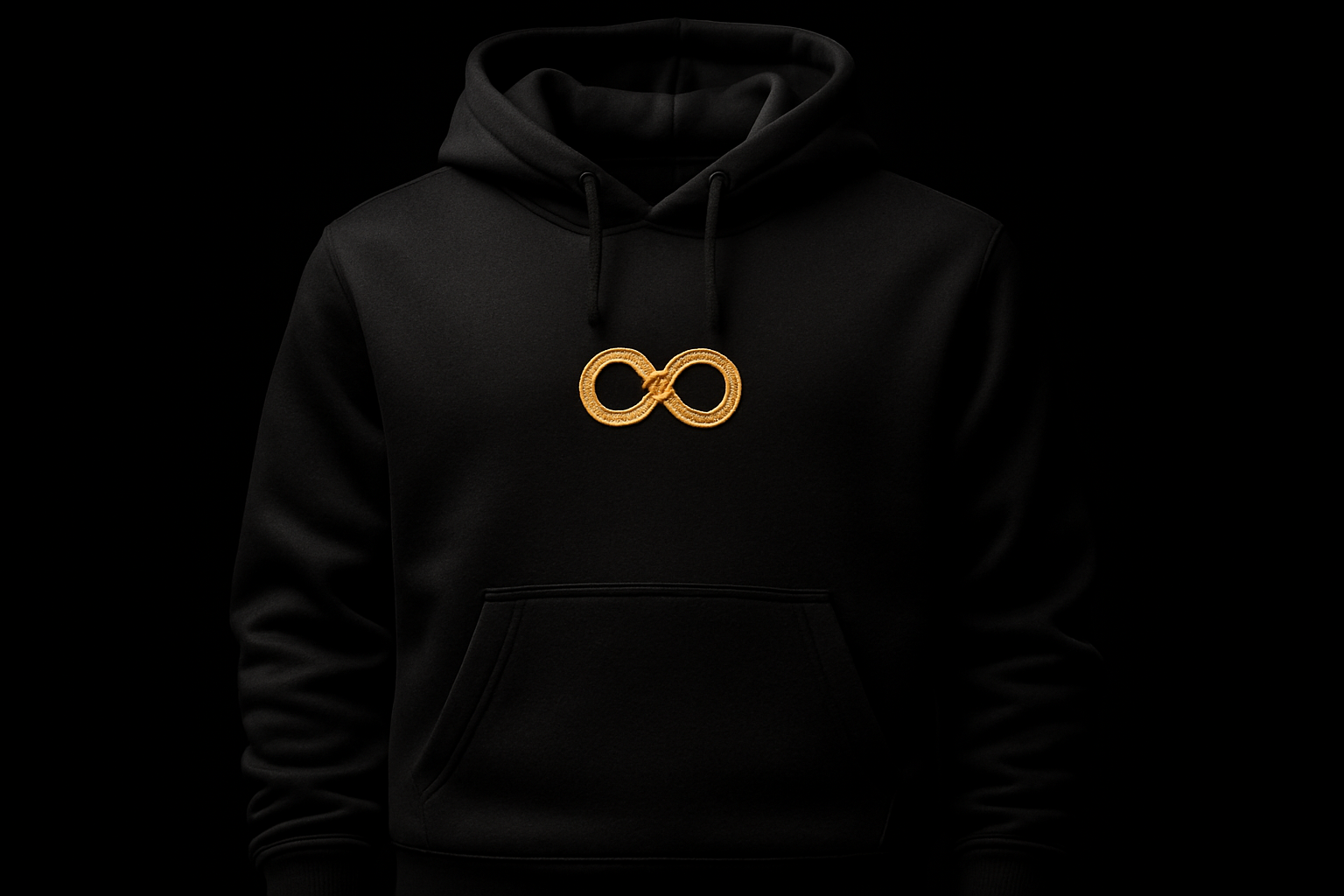 Elite Infinity Producer Hoodie - Premium Black & Gold Edition