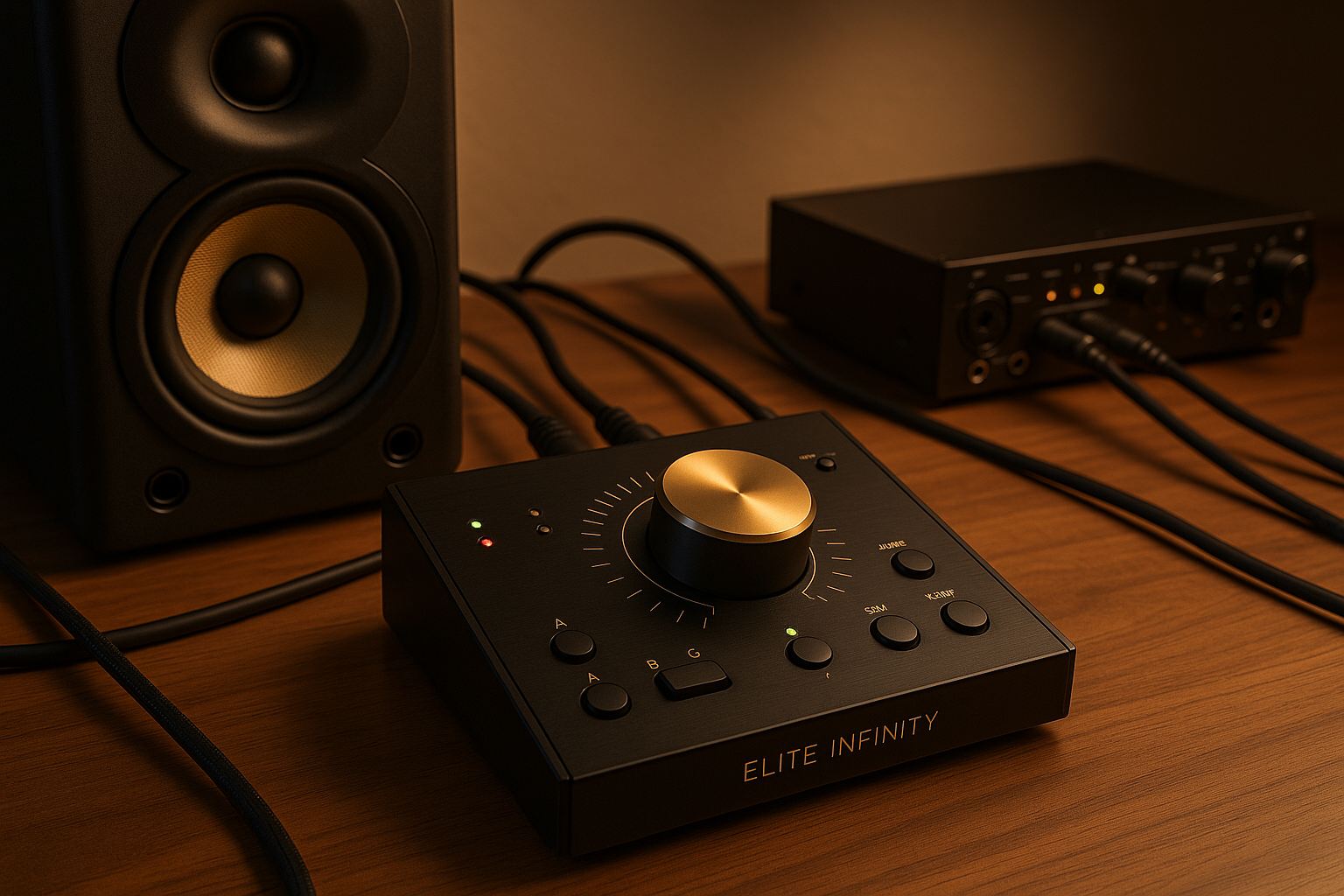 Studio Monitor Controller - In Use
